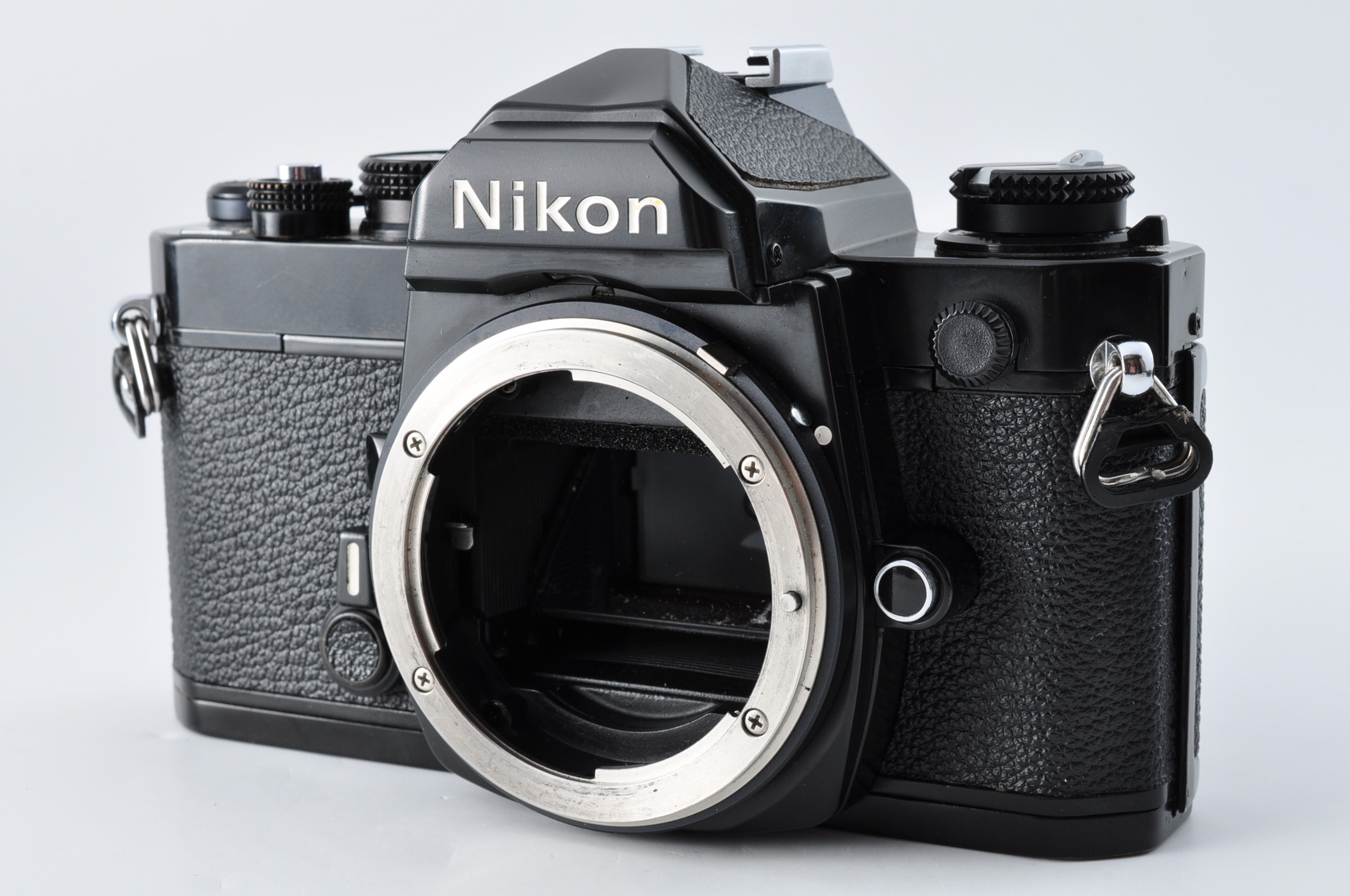 2Lenses [Near MINT+++] Nikon FM Black SLR Film Camera Ai 28mm f3.5